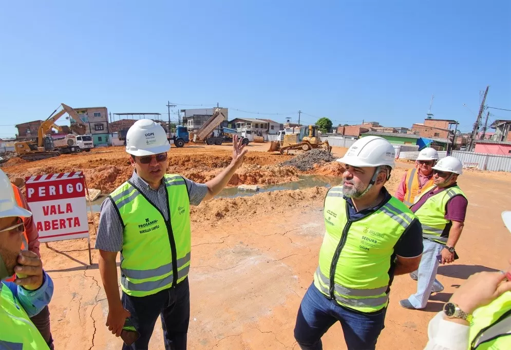 Obras do Prosamin+ avançam na Comunidade da Sharp, zona leste de Manaus 