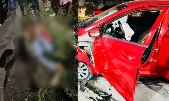 Um homem identificado como Antônio Eciomar Cordeiro de Souza morreu após ser arremessado por um carro na noite do último domingo (21).