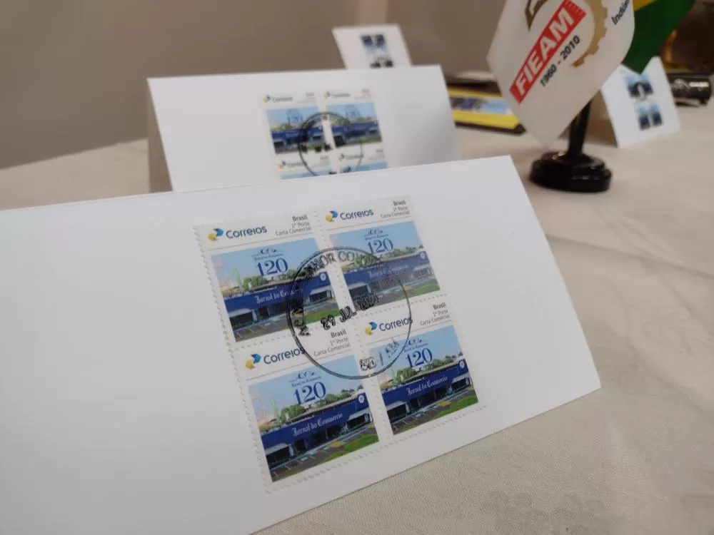 Correios Lançam Selo Comemorativo em Homenagem aos 120 Anos do Jornal do Commercio