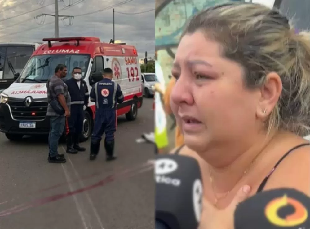 Irmã de motociclista morto em acidente contesta motorista de ônibus e cobra justiça em Manaus: “Acabou com uma família” 