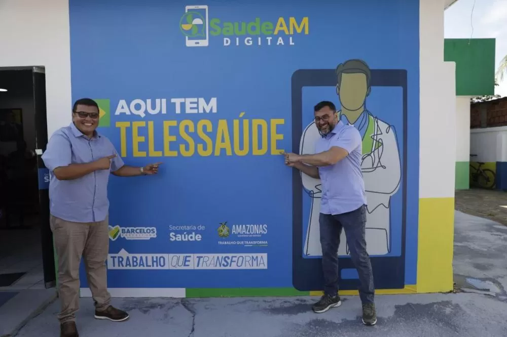 Governador Wilson Lima inaugura serviços da Telessaúde em Barcelos e Tefé, reduzindo a fila de espera para consultas e exames no interior