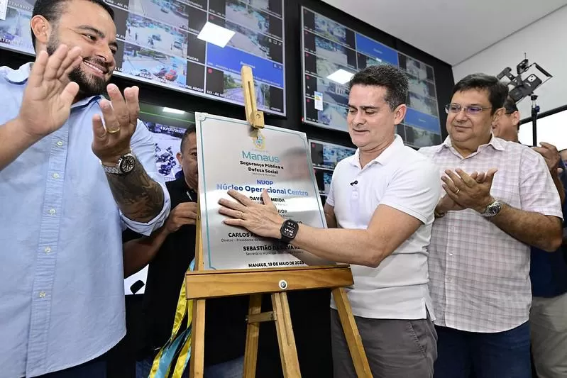 Prefeito David Almeida entrega novo Núcleo da Guarda Municipal e reafirma compromisso com a segurança pública