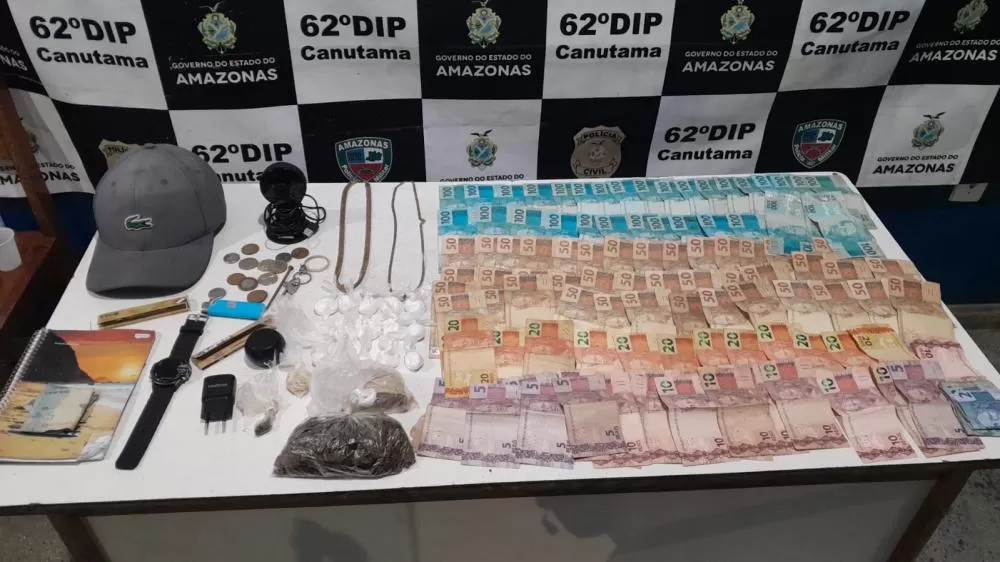 Polícia Militar do Amazonas prende dois homens por tráfico de drogas, estupro de vulnerável e corrupção de menor em Canutama