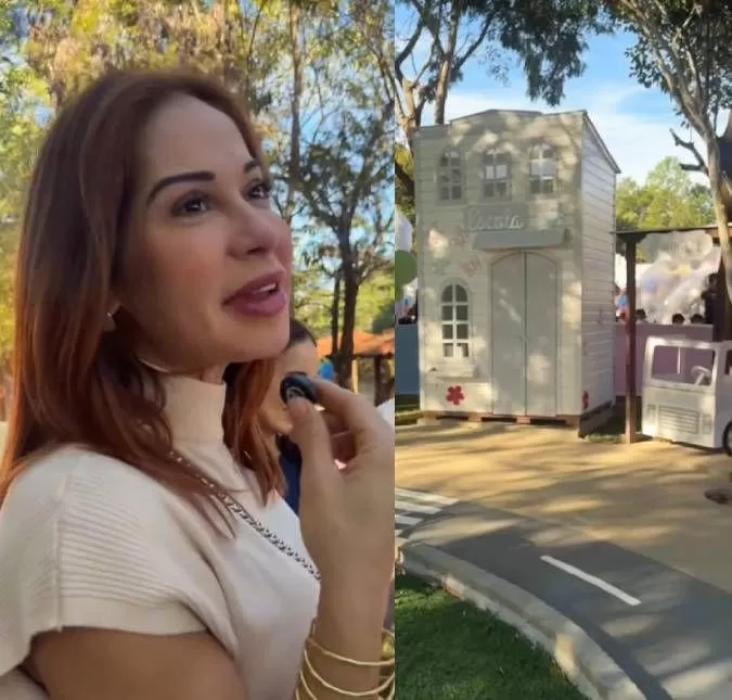 Maíra Cardi doa minicidade de luxo da filha, avaliada em 300 mil reais, para creche: Que se divirtam muito