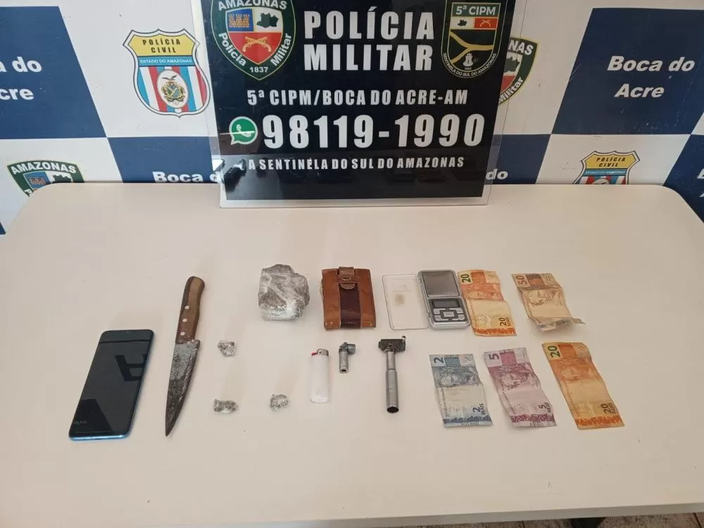 Polícia Militar do Amazonas prende suspeitos de envolvimento com tráfico de drogas durante ações na capital e no interior