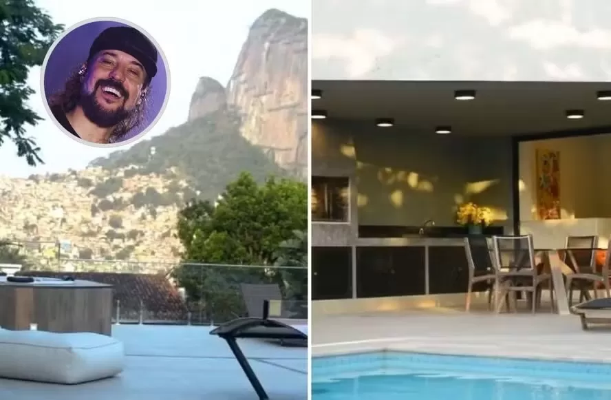 Gabriel O Pensador exibe mansão reformada com vista para a Rocinha: “Sensação de casa nova”