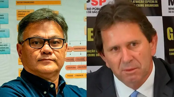 Promotor Lincoln Gakiya e Diretor de presídios Roberto Medina - Foto: Stephanie Fonseca/Estadão/Reprodução